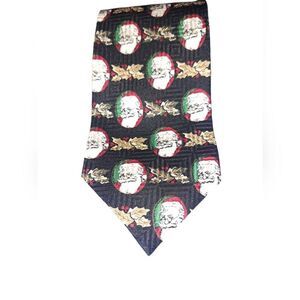 Men's Vintage Santa neck tie